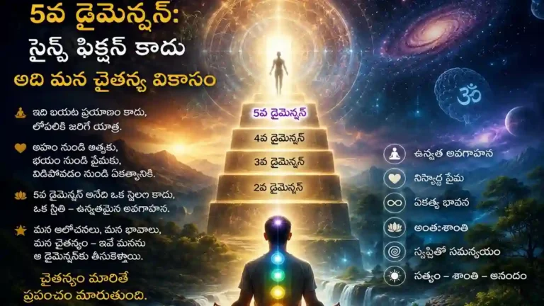 5వ డైమెన్షన్: సైన్స్ ఫిక్షన్ కాదు అది మన చైతన్య వికాసం