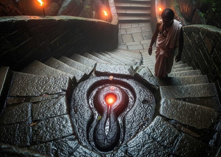 కామాఖ్య శక్తి పీఠం గుడిలోని గర్భగృహంలో కలిగే అనుభవం - అంతర్ముఖ యాత్ర (భక్తునిలో కలిగే మానసిక, భావోద్వేగ మరియు ఆధ్యాత్మిక మార్పుల గురించి లోతైన వివరణ)