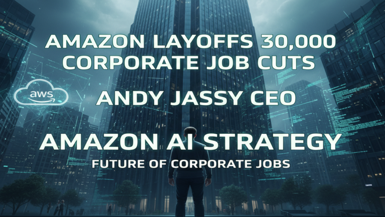 అమెజాన్ 30000 ఉద్యోగుల తొలగింపు AI శకం – Amazon 30000 Layoffs Ai Era Corporate Future | తెలుగ...