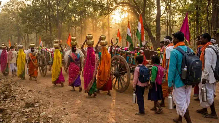 ఆదిలాబాద్ కేస్లాపూర్‌లో నాగోబా జాతర వైభవంగా మొదలైంది