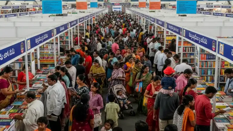 విజయవాడ పుస్తక మహోత్సవంలో కిక్కిరిసిన జనం – Vijayawada Book Festival 2026 Crowd |...