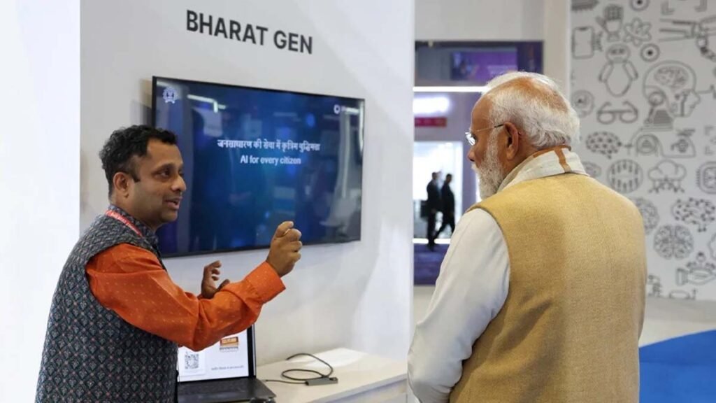 PARAM-2 AI model features and launch information at India AI Summit.