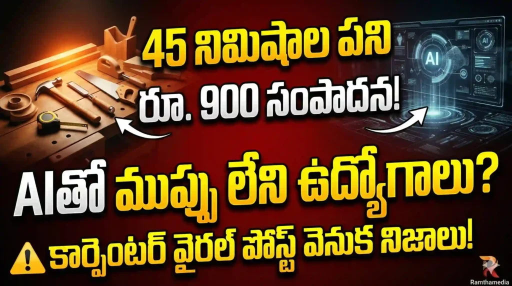 బ్లూ కాలర్ ఉద్యోగాల భవిష్యత్తు మరియు ఏఐ ప్రభావం విశ్లేషణ Blue collar jobs future vs AI impact analysis Ramthamedia