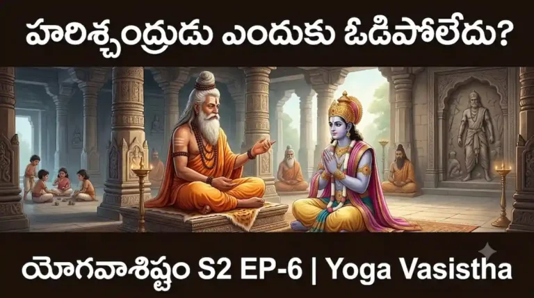 vasistha-rama-harishchandra-purusha-prayatnam-yogavasistham-s2-ep6