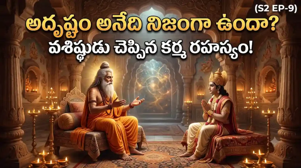 అదృష్టం అనేది నిజంగా ఉందా? వశిష్ఠుడు చెప్పిన కర్మ రహస్యం! (S2 EP-9)