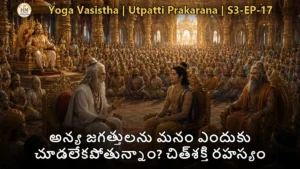 లీలాదేవి, సరస్వతీదేవి సంభాషణ - యోగవాశిష్టం చిత్‌శక్తి రహస్యం