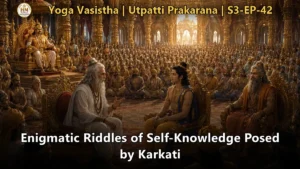 Midnight dialogue between King Vikramaditya and demoness Karkati in the wilderness - Yoga Vasistha