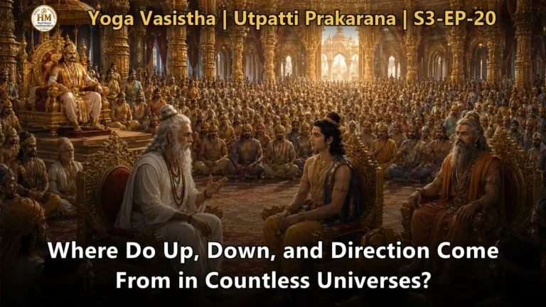 Sage Vasistha explaining the mystery of the universes to Rama - Yoga Vasistha S3 EP-20