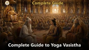Introduction to Yoga Vasistha - Sage Vasistha imparting Self-knowledge to Sri Rama