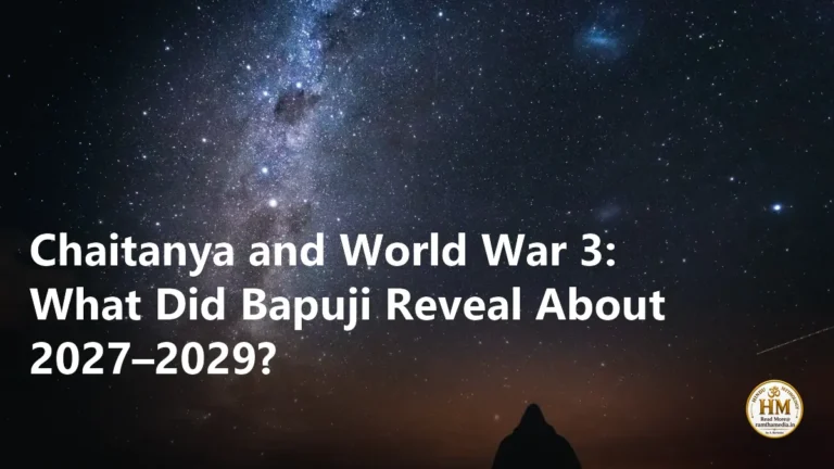 Chaitanya and World War 3: What Did Bapuji Reveal About 2027–2029?