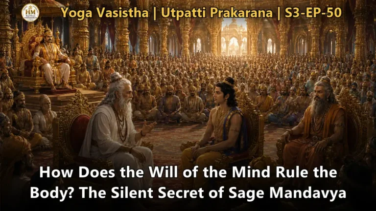 Sage Vasistha teaching Sri Rama about the nature of the mind and Chidakasha