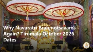Why Navaratri Brahmotsavams Again? Tirumala October 2026 Dates