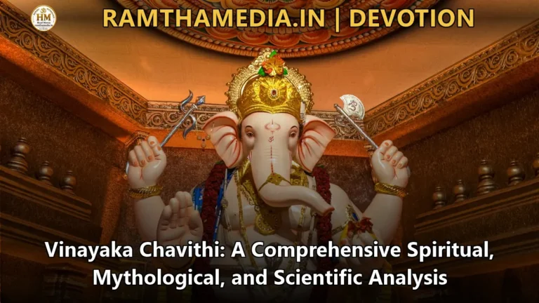 Vinayaka Chavithi: A Comprehensive Spiritual, Mythological, and Scientific Analysis