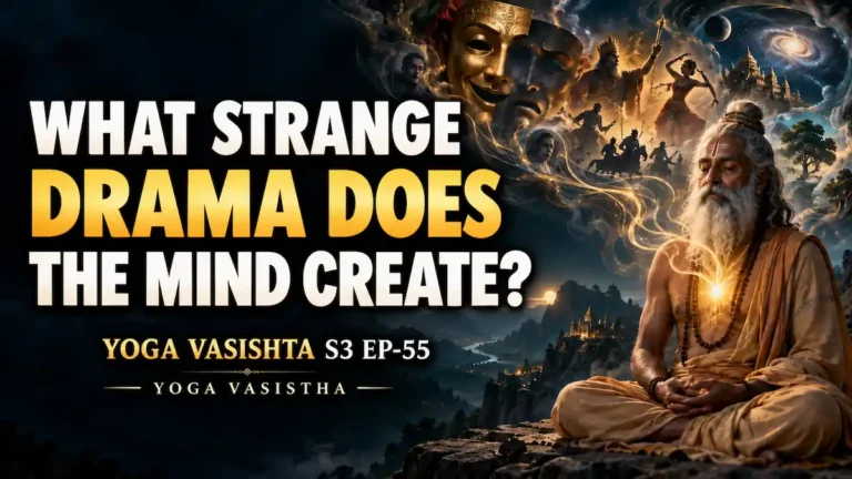 Sage Vasistha narrating the allegory of the forest of Samsara to Sri Rama in Yoga Vasistha