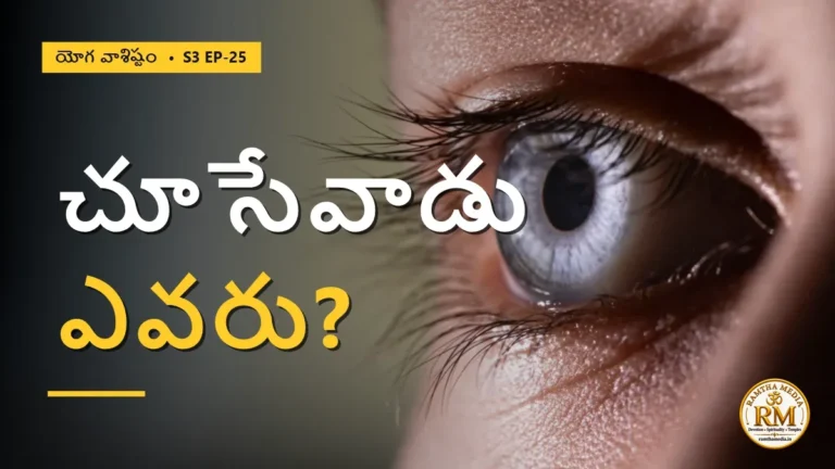 ద్రష్టకు ముందే ఉన్న ఆ 'చూసేవాడు' ఎవరు? మరణం తర్వాత ఏం జరుగుతుంది? | యోగ వాశిష్టం S3 EP-25 | Yoga Vasistha