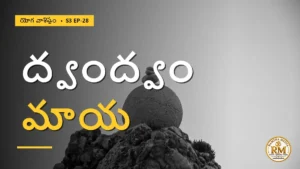 ద్వంద్వాలు నిజమా? భేద దృష్టి మాయ | యోగ వాశిష్టం S3 EP-28 | Yoga Vasistha