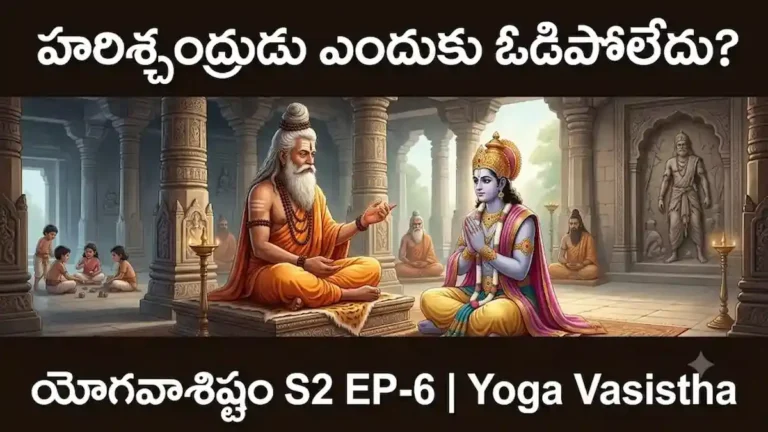 హరిశ్చంద్రుడు ఎందుకు ఓడిపోలేదు? | యోగ వాశిష్టం S2 EP-6 | Yoga Vasistha