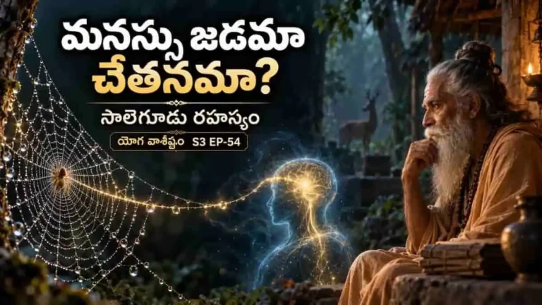 యోగ వాశిష్టంలో వశిష్ఠ మహర్షి శ్రీరామునికి మనస్సు స్వరూపాన్ని వివరిస్తున్న దృశ్యం